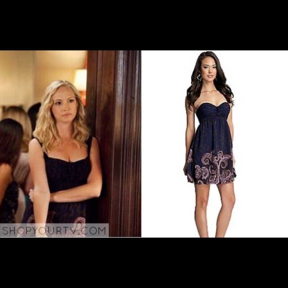 Guess Strapless Dress ASO Caroline Forbes